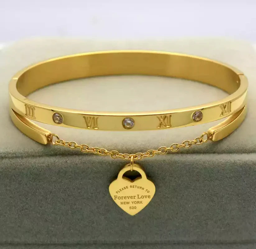 Gold Numeral Bracelet